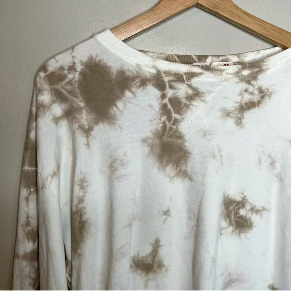 C&C California Green/White Tie Dye Light Weight Long Sleeve Sweater Size Medium - Picture 6 of 10